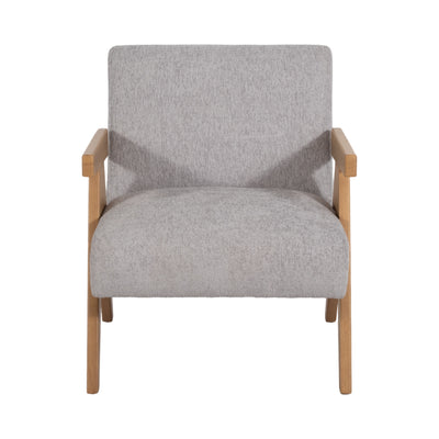 Wood - Scandinavian Accent Chair, Gray