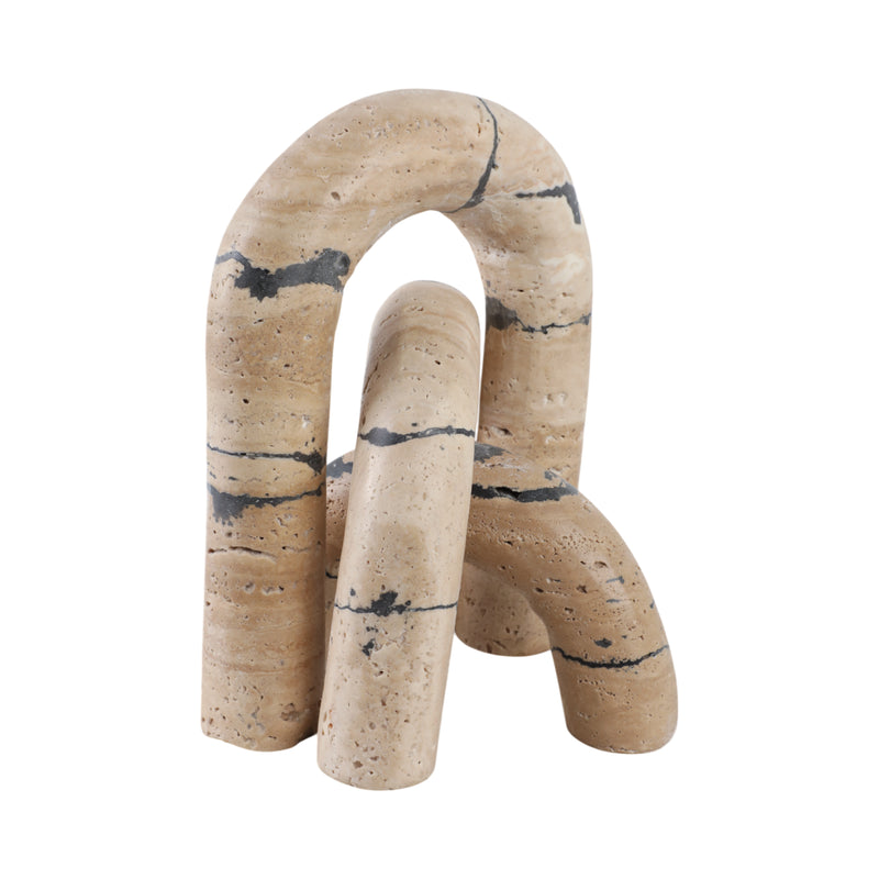 S/3 10 Gorda Crackle Travertine Arches