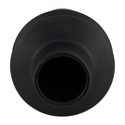 CER, 11H MODERN VASE, BLACK