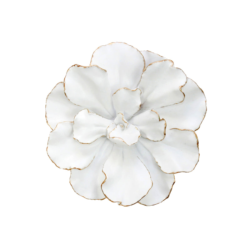 WHITE/GOLD WALL FLOWER 10