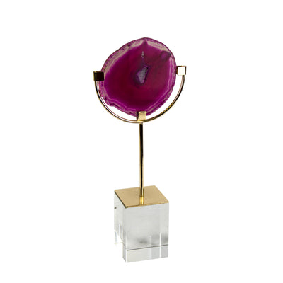 AGATE ON STAND DECOR