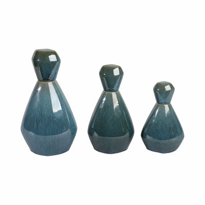 S/3 9/11/13 Corvallis Ceramic Bottles