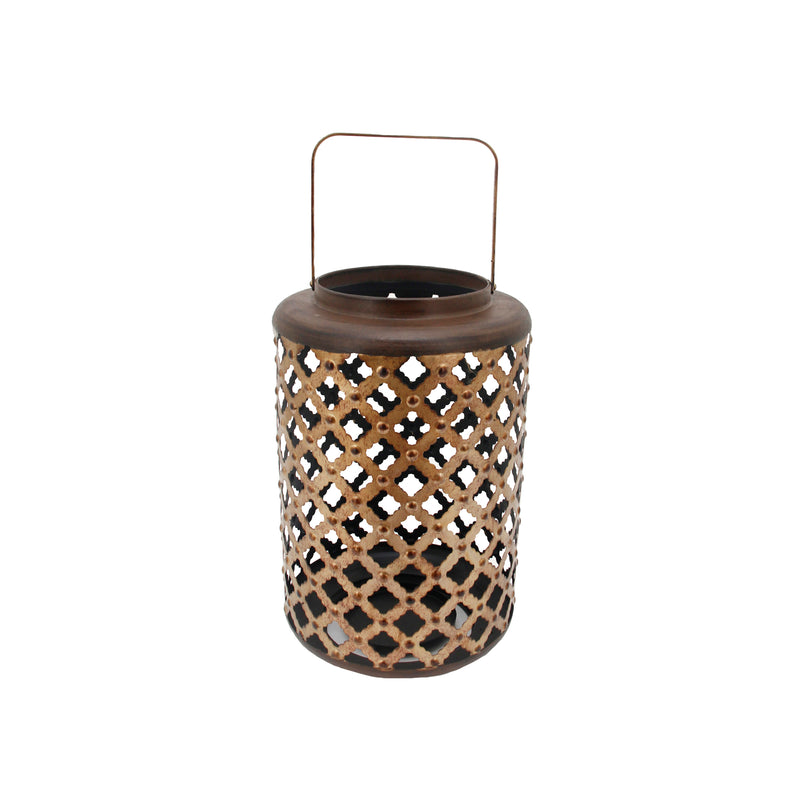 METAL CANDLE LANTERN