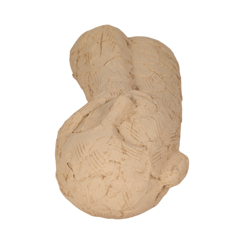 11 Resting Head On Hand Figure, Tan