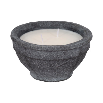 6 14 Oz Wood Sage & Sea Salt Bowl Candle, Black