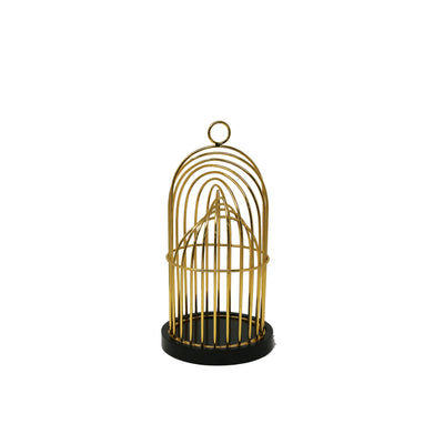 Metal Decorative Birdcage, Gold