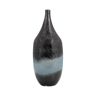 GLASS, 14 VASE BLUE OMBRE