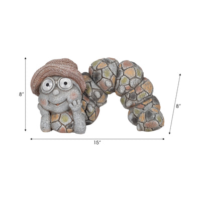 15 Caterpillar With Sun Hat Solar Eyes, Grey