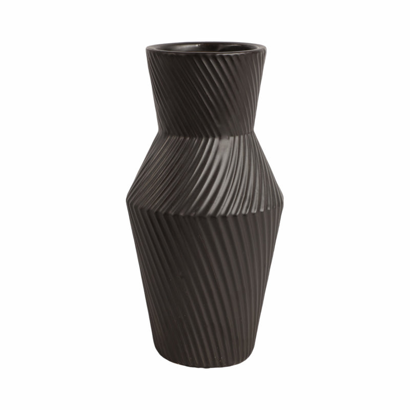 11 Modern Totem Vase, Black