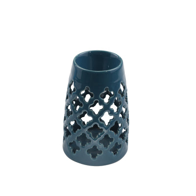 TEAL OIL BURNER CANDLE HOLDER, 6