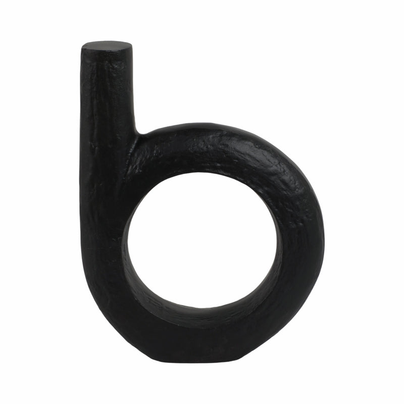 Metal, 12 Looped Sculpture, Black