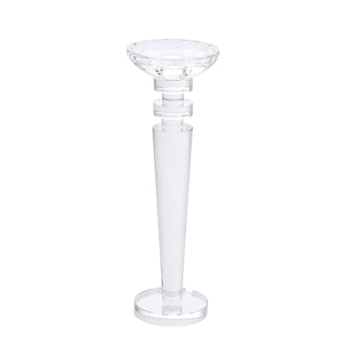 Crystal Candle Holder, Clear