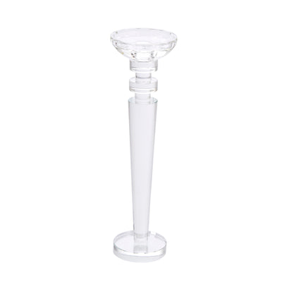 Crystal Candle Holder, Clear