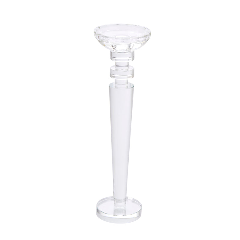 Crystal Candle Holder, Clear