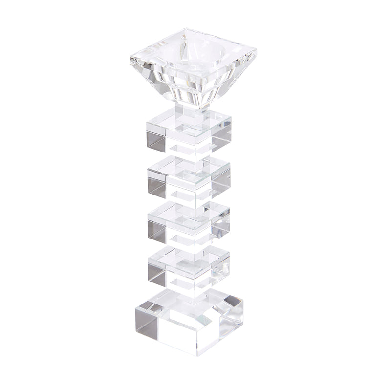 Crystal Candle Holder, Clear