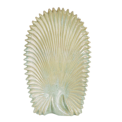 Decorative Ceramic Abstract Vase, Seafoam