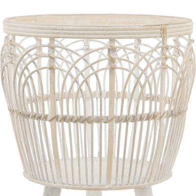 S/3 Bamboo Planters 11/13/15, White