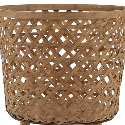 S/3 BAMBOO PLANTERS 11/13/15 NATURAL