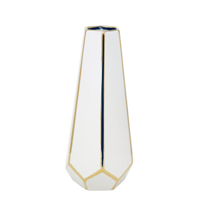 WHITEGOLD FACETED VASE 11