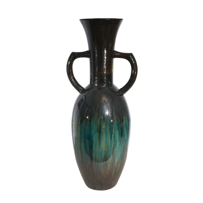 Ceramic 31 Vase, Green Multi