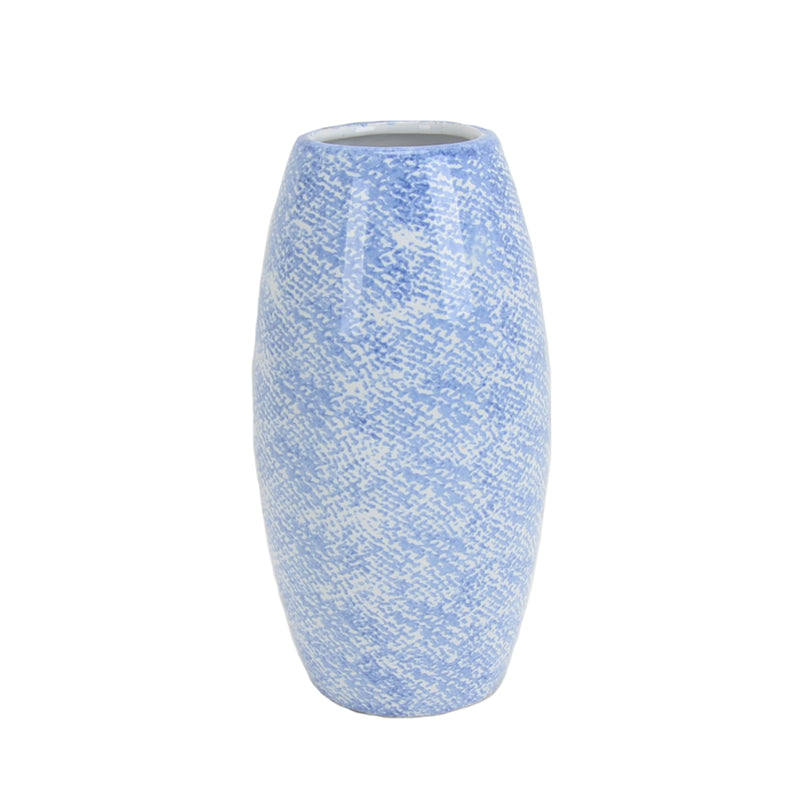 LIGHT BLUE/WHITE VASE 10