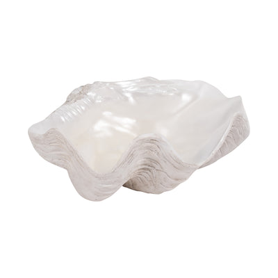 13 Pearlized Shell Bowl, Ivory