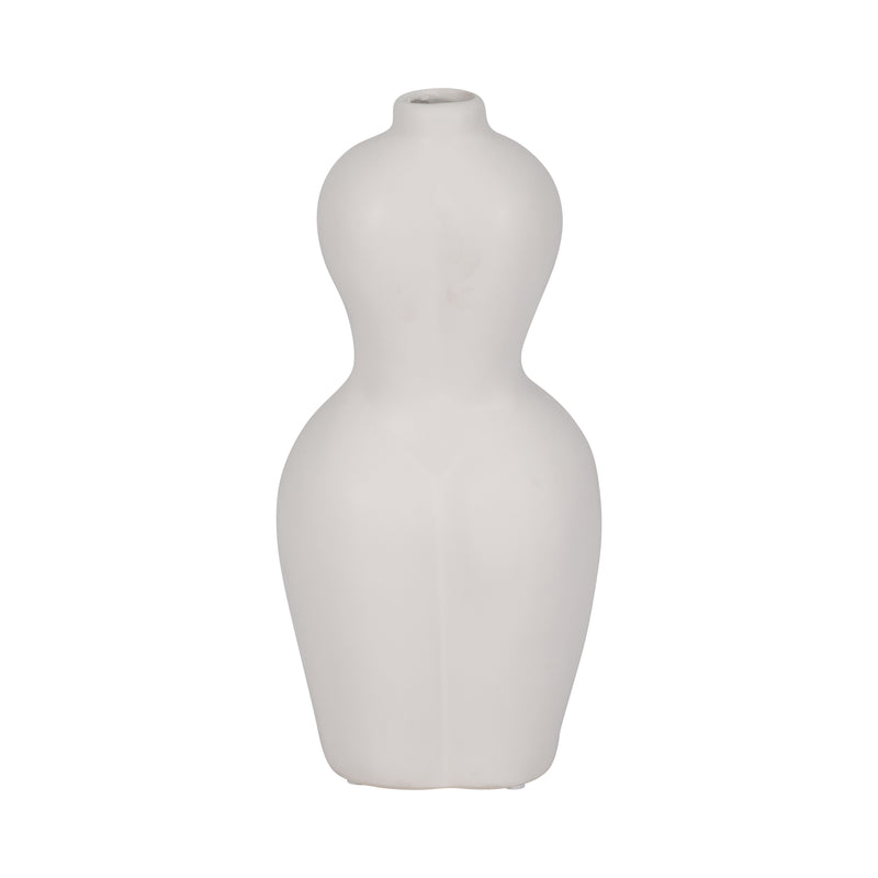 DOL, 12H TORSO VASE, WHITE