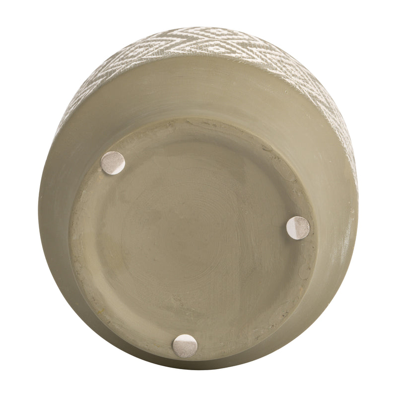 CERAMIC 4.5 PLANTER BEIGE