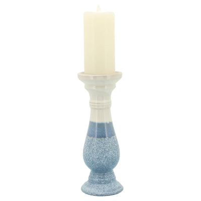 CER, 12H CANDLE HOLDER, SKYBLUE