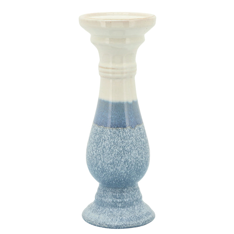 CER, 12H CANDLE HOLDER, SKYBLUE