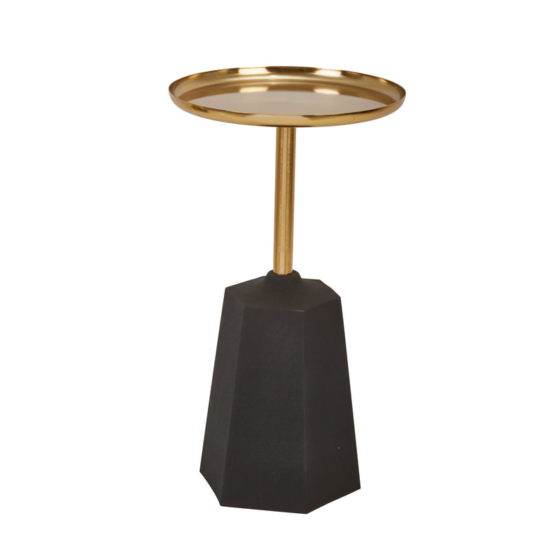 IRON 26 Accent Table, Brushed Gold