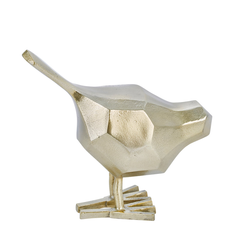 ALUMINUM 10 BIRD DECORATION,GOLD