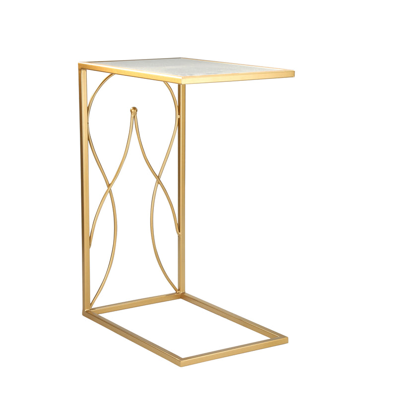 METAL / MIRROR 25 C TABLE,GOLD