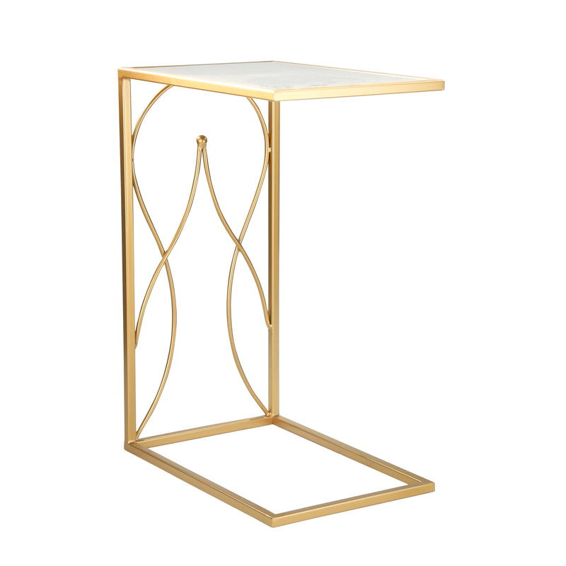 METAL / MIRROR 25 C TABLE,GOLD