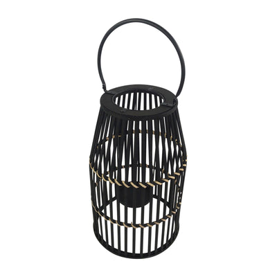 BAMBOO 20 LANTERN, BLACK