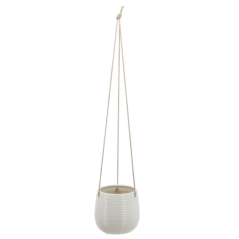 6 Hanging Planter,White