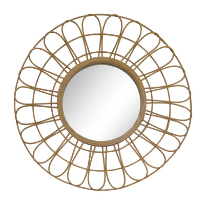 36 RATTAN MIRROR, NATURAL WB