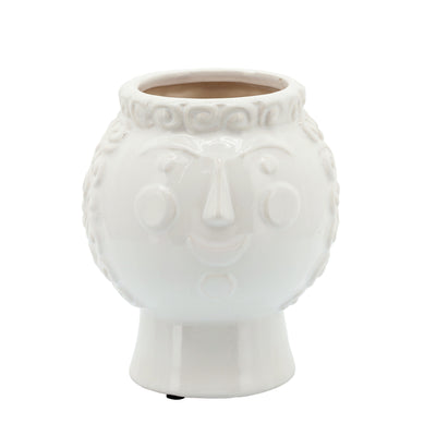 6 GRANDMA FACE PLANTER, WHITE