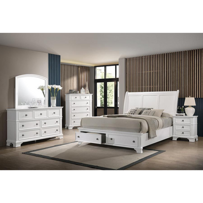 White Harmonious Haven Bedroom-Pro