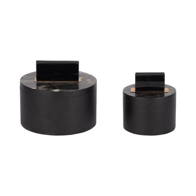 Resin, S/2 6/7 Wheatly Black Boxes