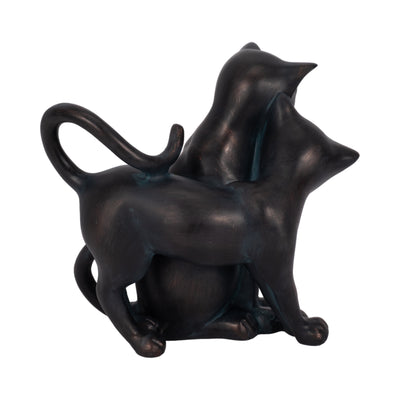 7 Cuddling Cats, Bronze