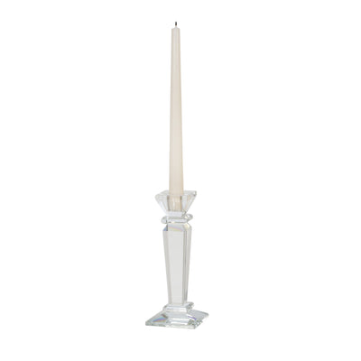 GLASS 7 CANDLE HOLDER, CLEAR