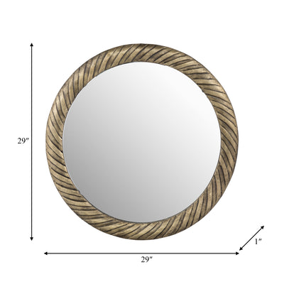 METAL,29,HURRICANE PTTRN MIRROR,BRONZE