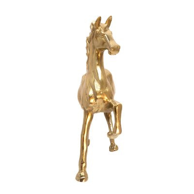 16 HORSE SCULPTURE, GOLD