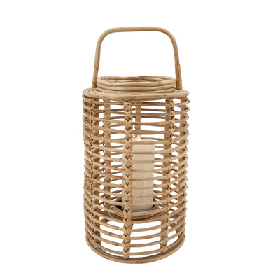 16H WICKER LANTERN, NATURAL