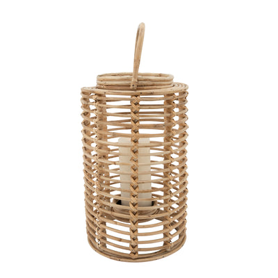 16H WICKER LANTERN, NATURAL