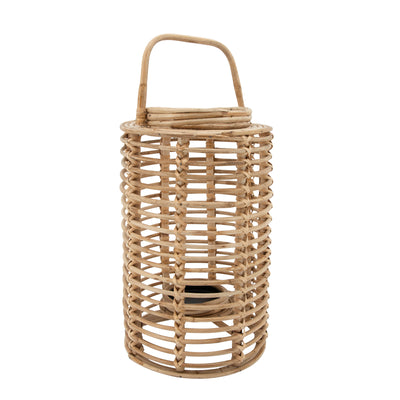 16H WICKER LANTERN, NATURAL