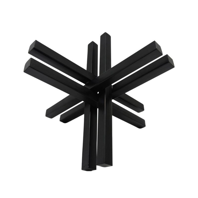 12 METAL JACK, BLACK