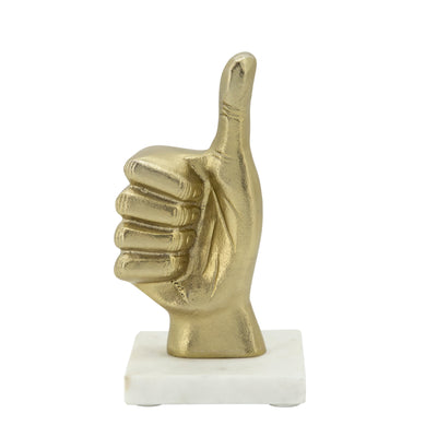 6 METAL THUMBS UP, GOLD