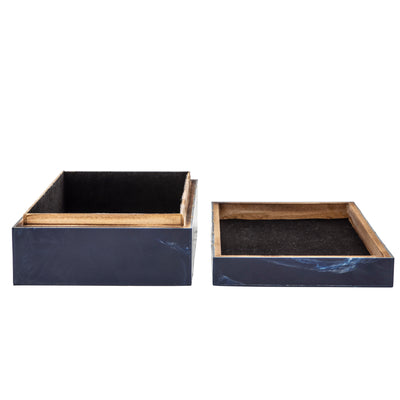 9X6 RECTANGULAR BOX, BLUE